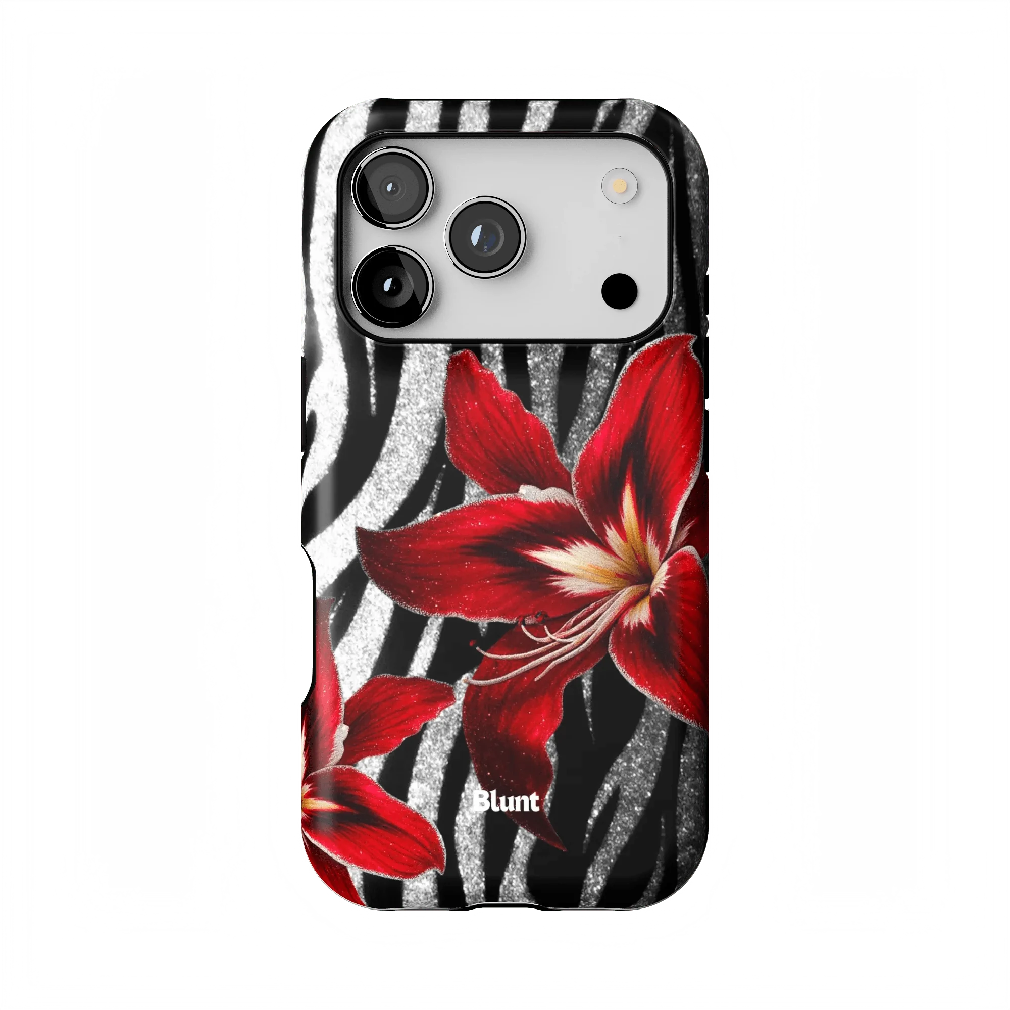 Zebra Rouge iPhone Case - Image 2